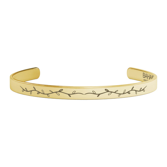 Bahai symbol jewelery, Ringstone symbol Cuff Bracelet