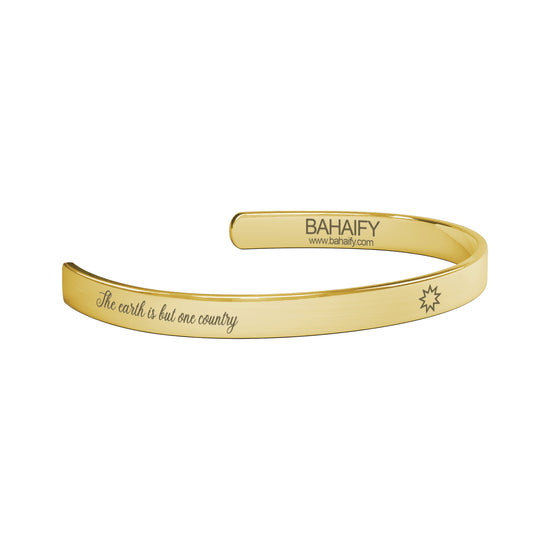 The earth is but one country | Bahai symbol jewelery | Baha'i 9-pointed star | Baha'i symbol