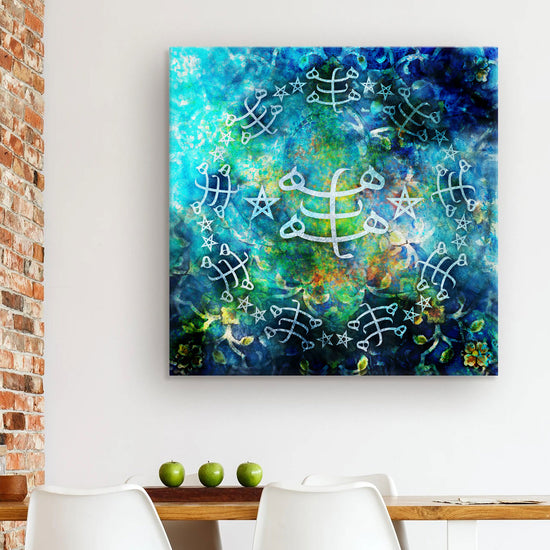 Baha'i Art, اسم اعظم Baha'i Digital Art, Baha'i Calligraphy, Baha'i Artwork, Baha'i Wall Art, Baha'i Calligraphy Wall Art, Modern Baha'i Wall Art, baha'i Prayers, Baha'i Temple, Baha'i Quotes, Baha'i Writings - Ringstone symbol-Baha'i Art-Baha'i Digital Art-Baha'i Artwork
