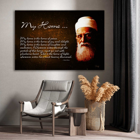Baha'i Art, Baha'i Digital Art, Baha'i Calligraphy, Baha'i Artwork - My home is the home of peace. My home is the home of joy and delight. My home is the home of laughter and exultation. Baha'i Wall Art, Baha'i Calligraphy Wall Art, Modern Baha'i Wall Art, baha'i Prayers, Baha'i Temple, Baha'i Quotes, Baha'i Writings